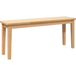 vidaXL Banc 110 cm bois massif caoutchouc