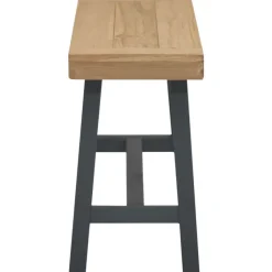 vidaXL Banc 110 cm Bois massif de teck