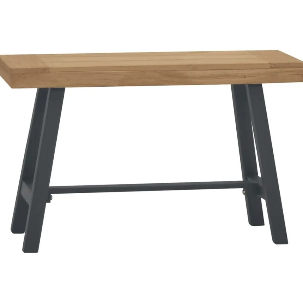 vidaXL Banc 80 cm Bois massif de teck