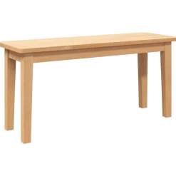 Bancs-vidaXL Banc 90 cm bois massif caoutchouc Naturel