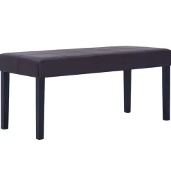 vidaXL Banc 106 cm Marron Similicuir