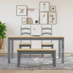 vidaXL Banc à manger PANAMA 105x30x45 cm bois massif de pin
