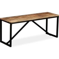 vidaXL Banc 110 x 35 x 45 cm Bois de manguier massif