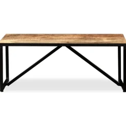 vidaXL Banc 110 x 35 x 45 cm Bois de manguier massif