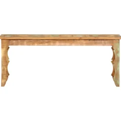 vidaXL Banc 110 x 35 x 45 cm Bois de récupération massif
