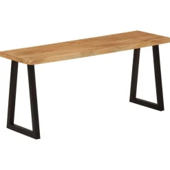 vidaXL Banc avec bord vivant 105 cm bois d'acacia massif