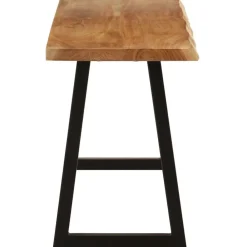 vidaXL Banc avec bord vivant 105 cm bois d'acacia massif