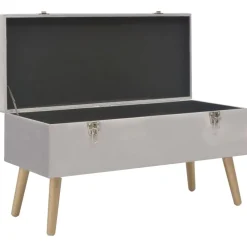 vidaXL Banc avec compartiment de rangement 80 cm Velours