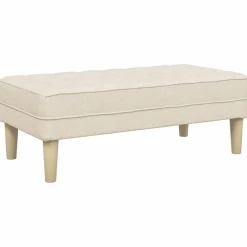 Bancs-vidaXL banc avec coussin 113 x 57 x 39 cm tissu Lin