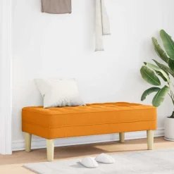 vidaXL banc avec coussin 113 x 57 x 39 cm tissu