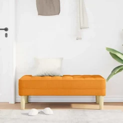 vidaXL banc avec coussin 113 x 57 x 39 cm tissu