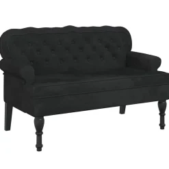 vidaXL Banc avec dossier 119,5x64,5x75 cm Velours