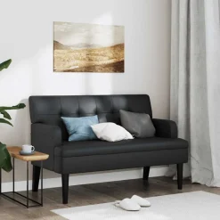 vidaXL Banc avec dossier 112x65,5x75 cm Similicuir