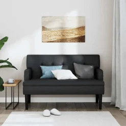 vidaXL Banc avec dossier 112x65,5x75 cm Similicuir