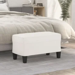 vidaXL Banc 70x35x41 cm Tissu microfibre