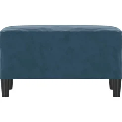 Bancs-vidaXL Banc 70x35x41 cm Velours Bleu