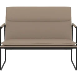 Bancs-vidaXL Banc 100x64x80 cm Similicuir Cappuccino