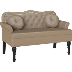 vidaXL Banc Chesterfield 120,5 x 65 x 75 cm Simili cuir