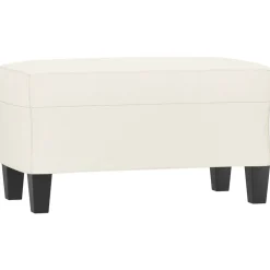 vidaXL Banc Crème 70x35x41 cm Similicuir