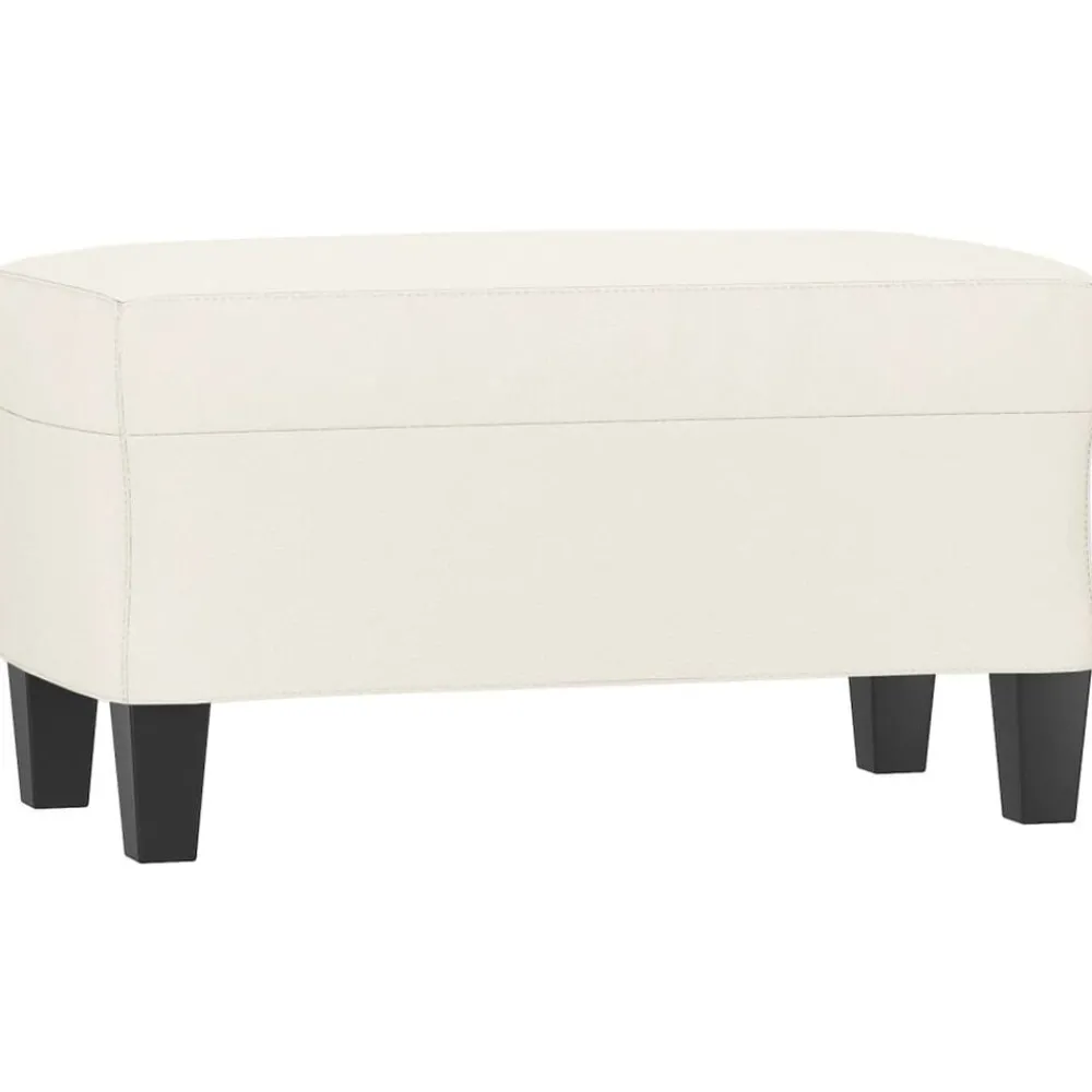 vidaXL Banc Crème 70x35x41 cm Similicuir