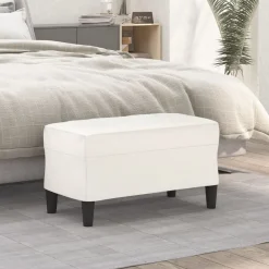vidaXL Banc Crème 70x35x41 cm Similicuir