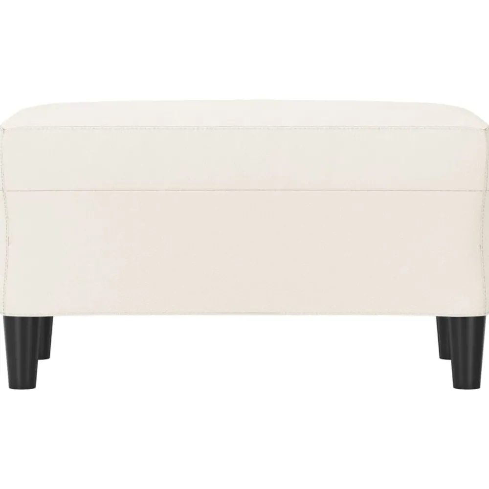 vidaXL Banc Crème 70x35x41 cm Similicuir