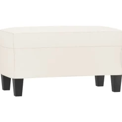 vidaXL Banc Crème 70x35x41 cm Similicuir