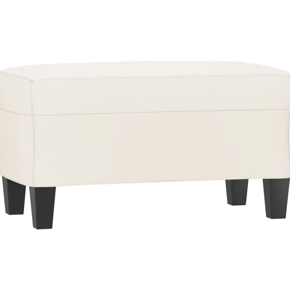 vidaXL Banc Crème 70x35x41 cm Similicuir