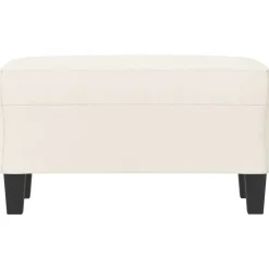 vidaXL Banc Crème 70x35x41 cm Similicuir