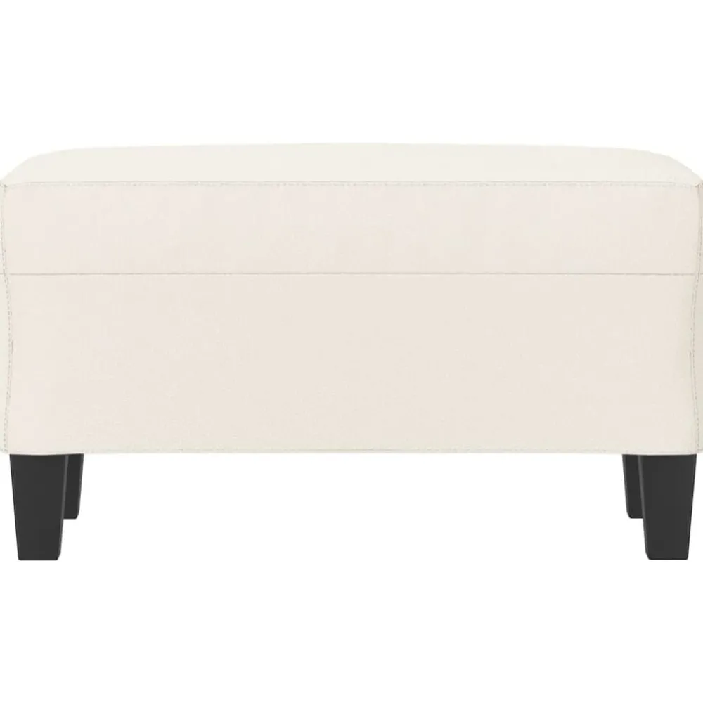 vidaXL Banc Crème 70x35x41 cm Similicuir