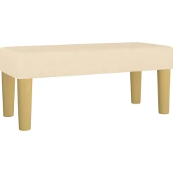 vidaXL Banc Crème 70x30x30 cm Tissu