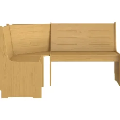 vidaXL Banc d'angle REINE 151 cm bois de pin solide