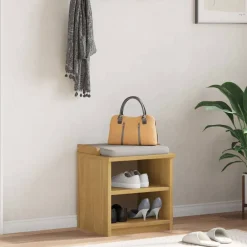 vidaXL Banc de couloir SANDNES 45x40x50 cm bois de pin massif
