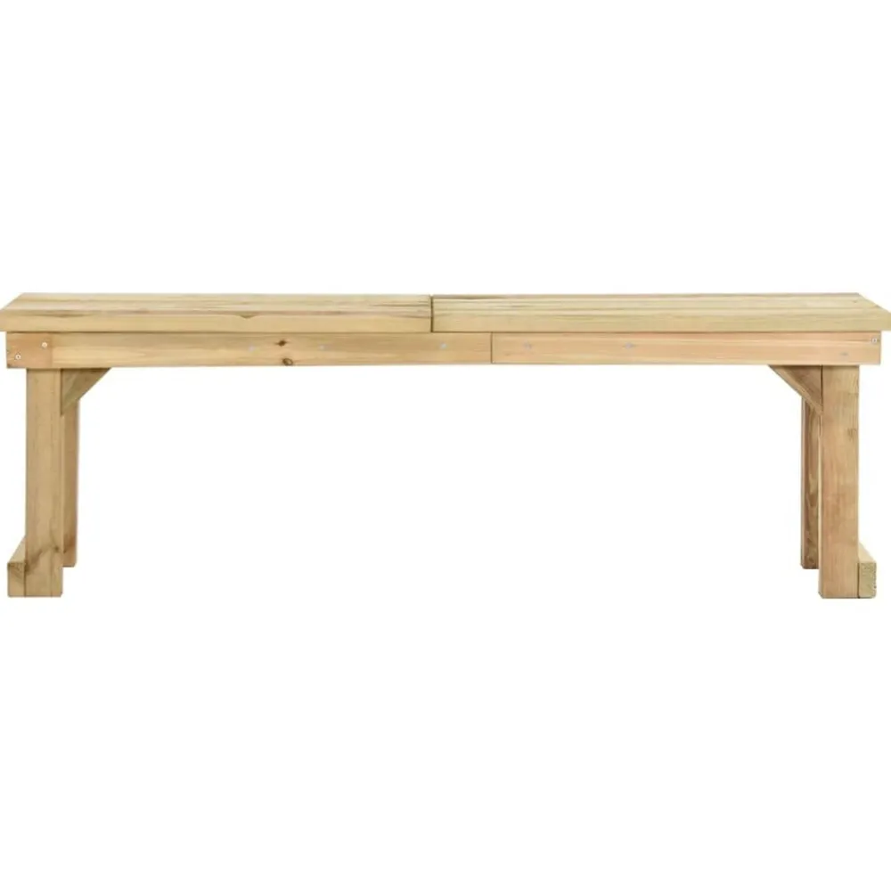 vidaXL Banc de jardin 140 cm Bois de pin imprégné
