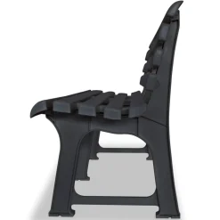 Mobilier De Jardin-vidaXL Banc de jardin 145,5 cm plastique Anthracite