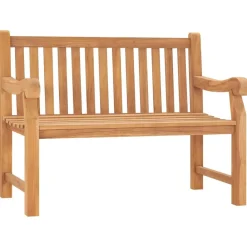 Mobilier De Jardin-vidaXL Banc de jardin 114 cm bois de teck solide