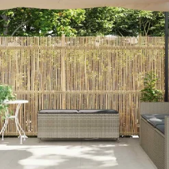 vidaXL Banc de jardin coussin gris clair 110x30x40,5 cm résine tressée