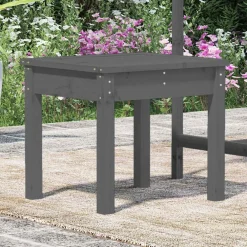 Mobilier De Jardin-vidaXL Banc de jardin gris 50x44x45 cm bois massif de pin Pin gris