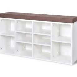 vidaXL Banc de rangement à chaussures 10 compartiments