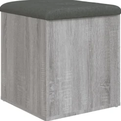 vidaXL Banc de rangement 42x42x45 cm bois d'ingénierie