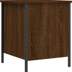 vidaXL Banc de rangement chêne marron 40x42,5x50 cm bois d'ingénierie