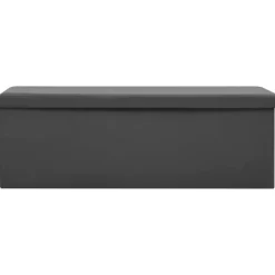 vidaXL Banc de rangement pliable PVC