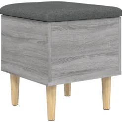 vidaXL Banc de rangement 42x42x46 cm bois d'ingénierie