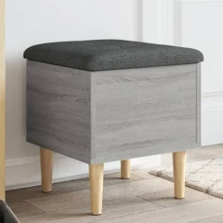 vidaXL Banc de rangement 42x42x46 cm bois d'ingénierie