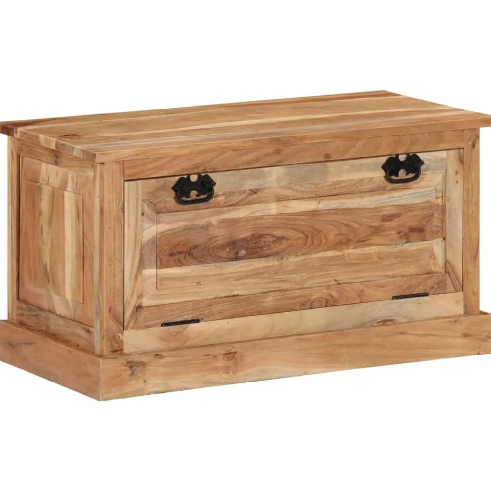 Bancs-vidaXL Banc de rangement de chaussures 85x40x45cm Bois d'acacia massif