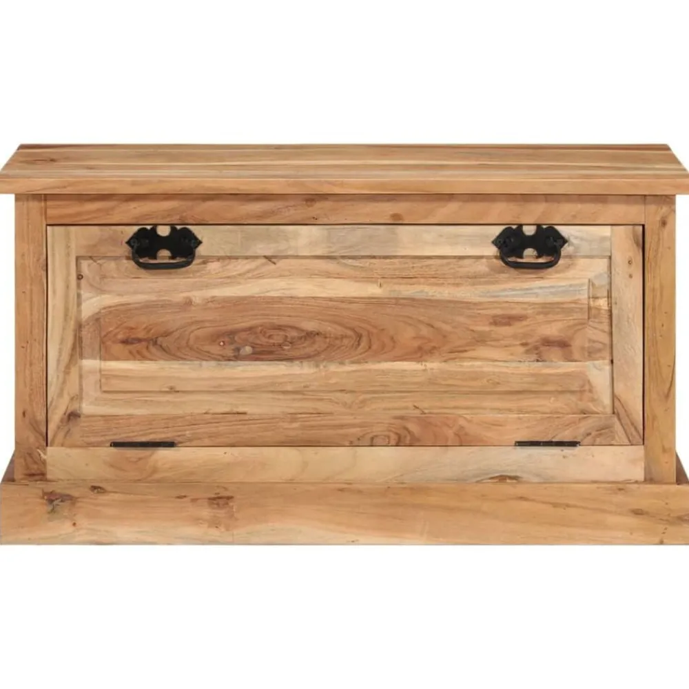 Bancs-vidaXL Banc de rangement de chaussures 85x40x45cm Bois d'acacia massif