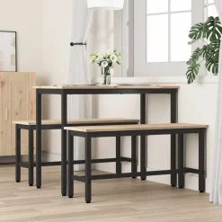 Bancs-vidaXL Banc de salle à manger 100 x 32,5 x 49 cm Naturel