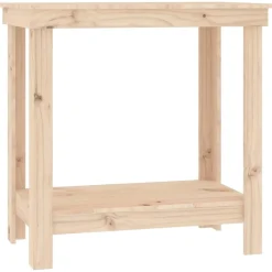 Accessoires De Quincaillerie-vidaXL Banc de travail 80x50x80 cm Bois de pin massif Naturel
