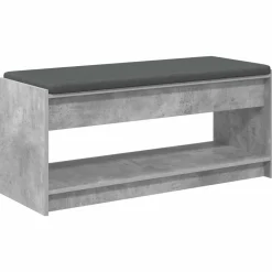 vidaXL Banc d'entrée avec coussin 103 x 38 x 45 cm