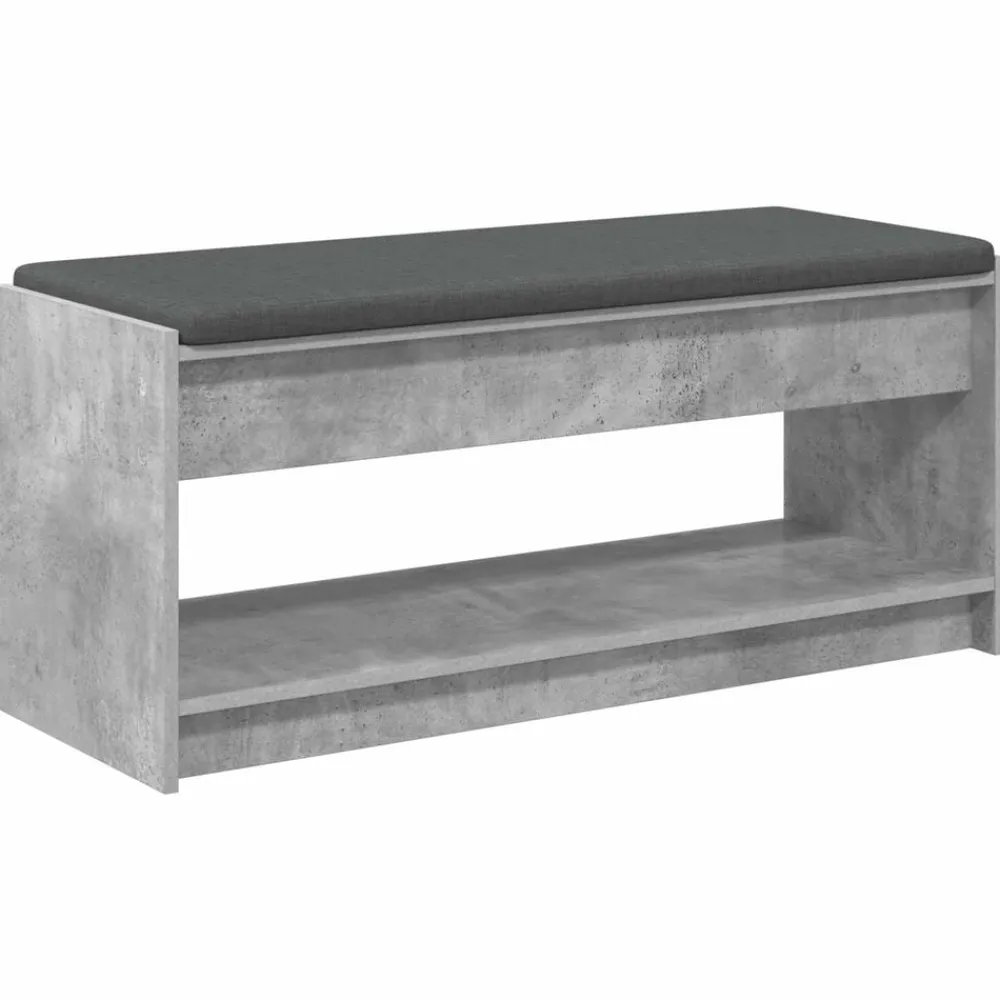 vidaXL Banc d'entrée avec coussin 103 x 38 x 45 cm